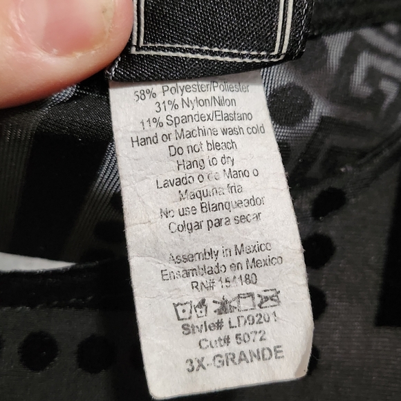 LILIAN Long Sleeve Dress Womens XL Black Velvet Burnout Y2K Gothic Grunge Witch - Picture 9 of 9